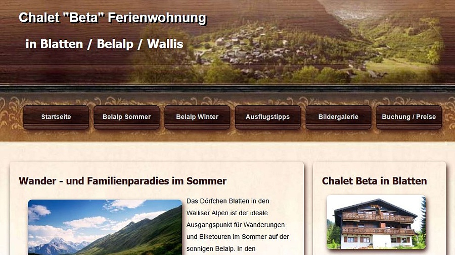Ferienwohnung Belalp Wallis