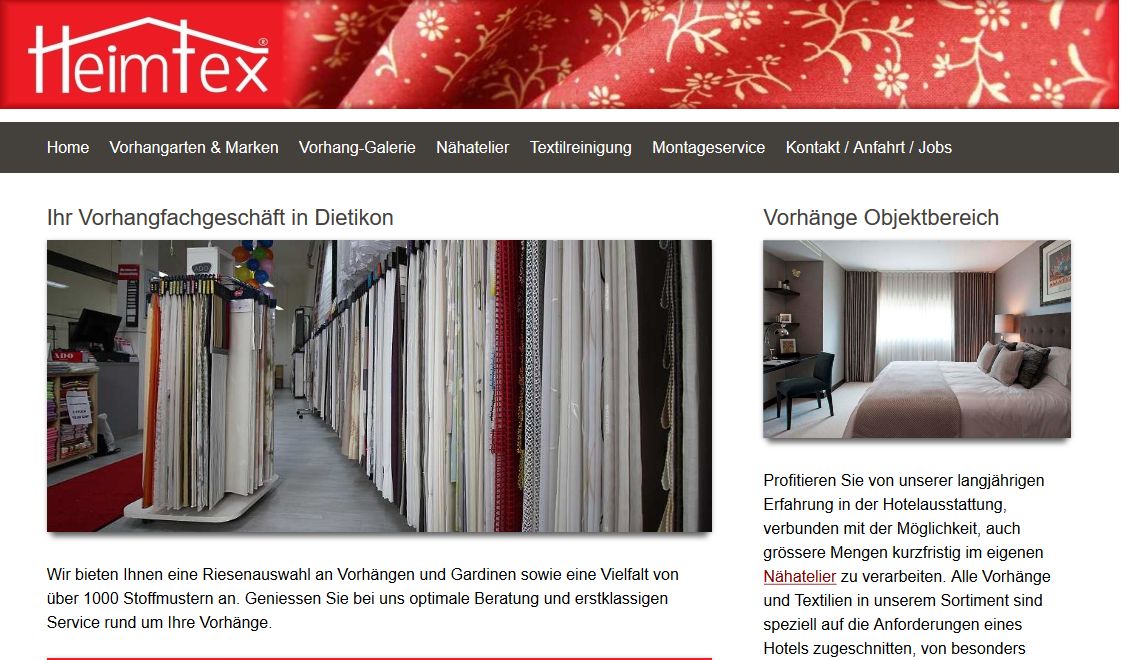Vorhanggeschäft Dietikon